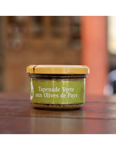 Tapenade verte aux olives de pays