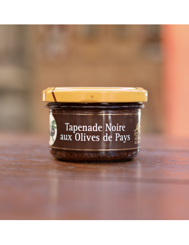 Tapenade noire aux olives de pays