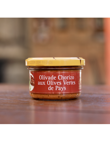 Olivade chorizo aux olives vertes de pays