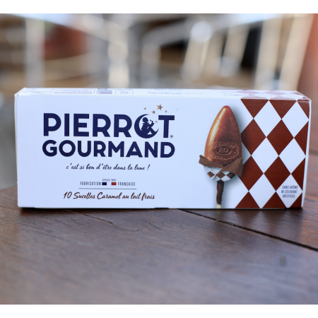 Sucettes caramel Pierrot Gourmand