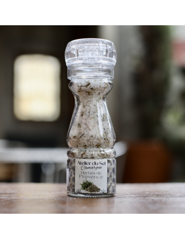 Moulin Sel de Camargue Herbes de provence 115g