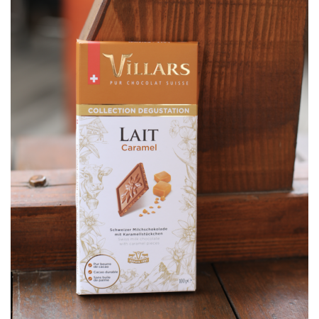 Chocolat Suisse au Lait Caramel Villars