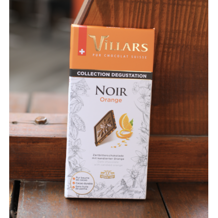 Chocolat Suisse Noir Orange Villars