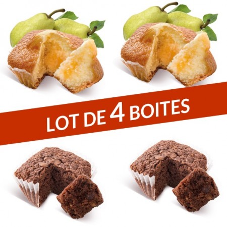 Lot Brownies + QQ Poire